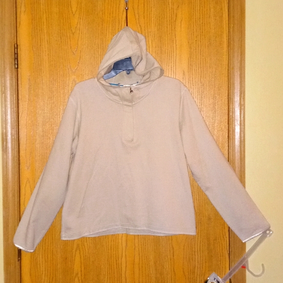Liz Claiborne Other - TaN "LIZ CLAIRBORNE" LIZ & CO. zip, pullover hoodie SIZE: L @**See Pics**